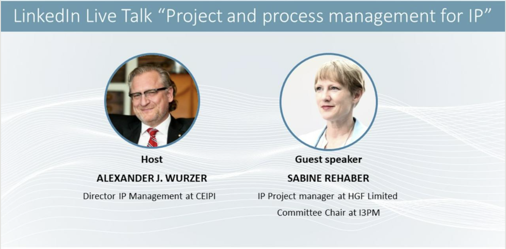 LiveTalk, IP, Intellectual Property, IP Business Academy, I3PM